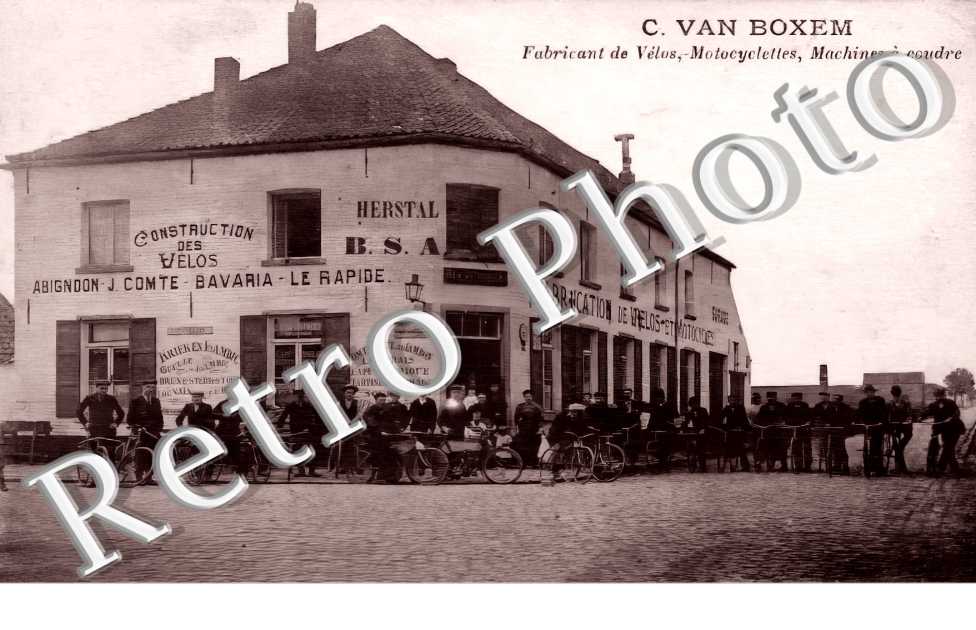 C. Van Boxem. Fabricant de vélos, motocyclettes, marchines à coudre