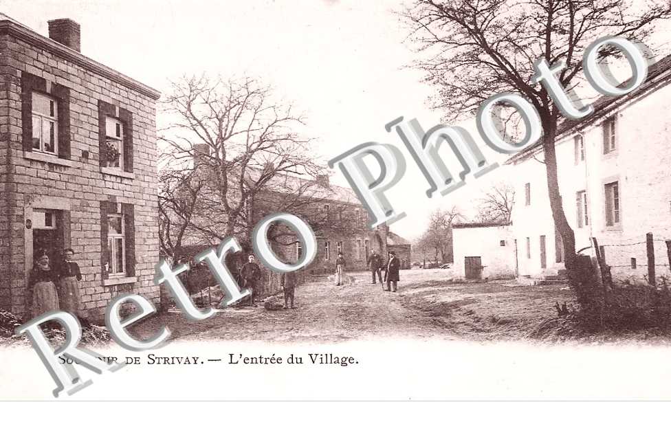 Strivay. L'entrée du village