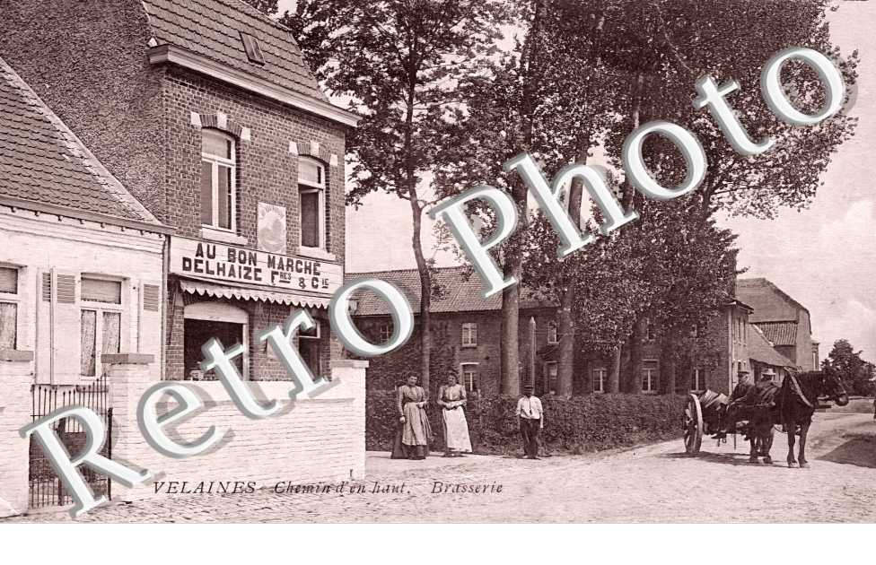 chemin d'en gaut. Brasserie. Au Bon Marché Delhaize Frères e& Cie