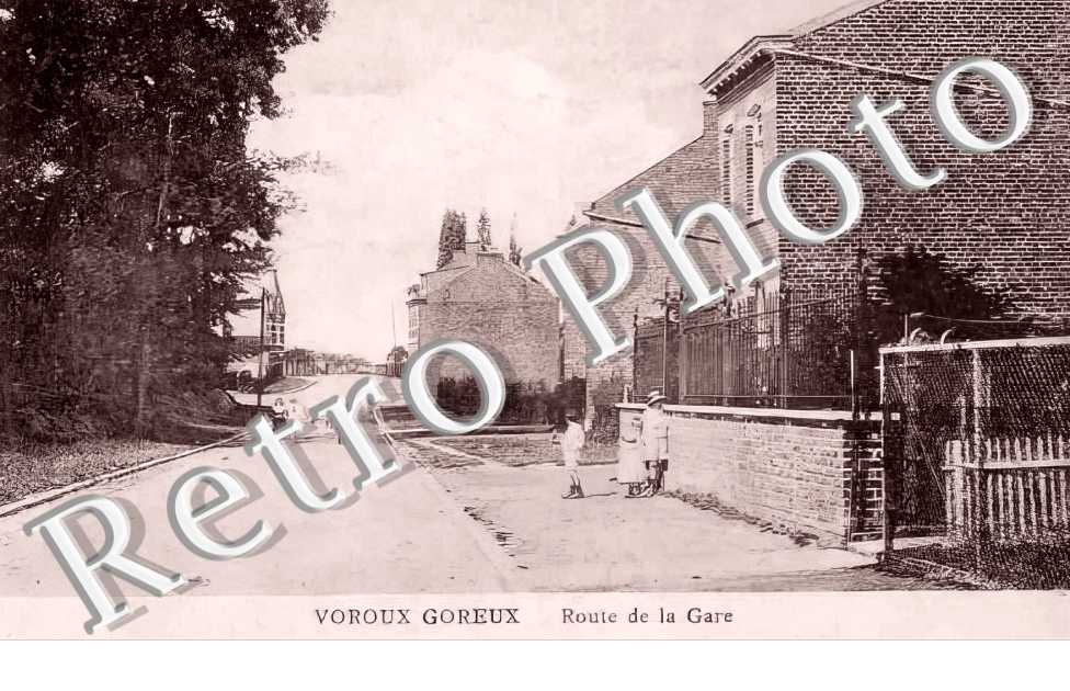 Voroux Goreux. Route de la gare