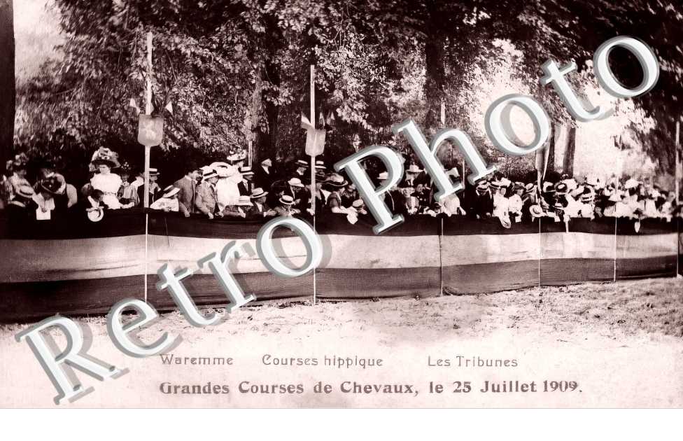 Courses hippiques Grandes Corses de chevaux, le 25 juillet 1909