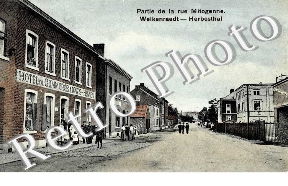 Welkenraedt-Herbesthal. Partie de la rue Mitogenne