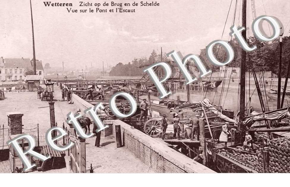 vue sur le Pont et l'Escaut