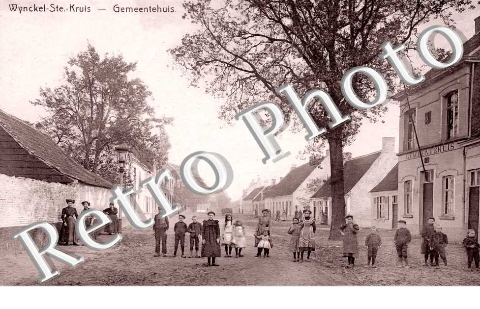 Wynckel-Ste-Kruis. Gemeentehuis