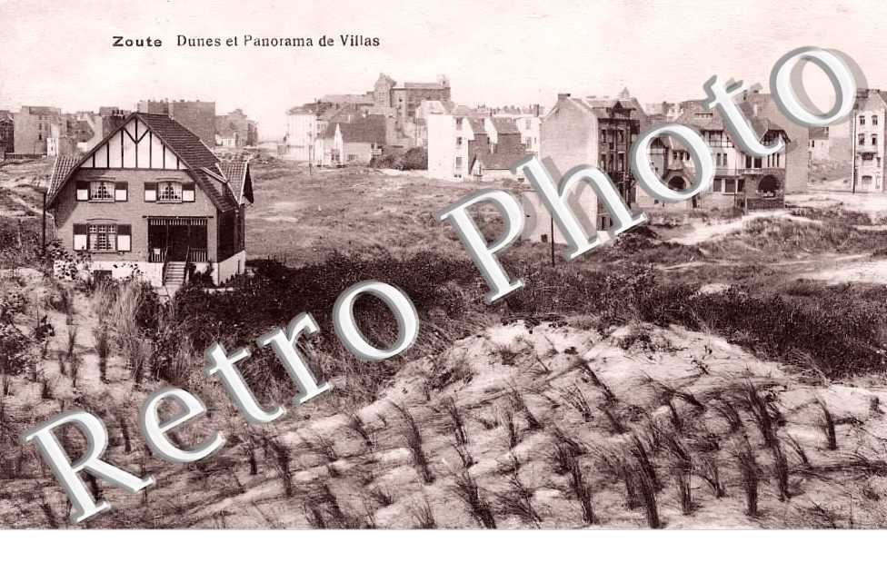 Dunes et panorama de villas