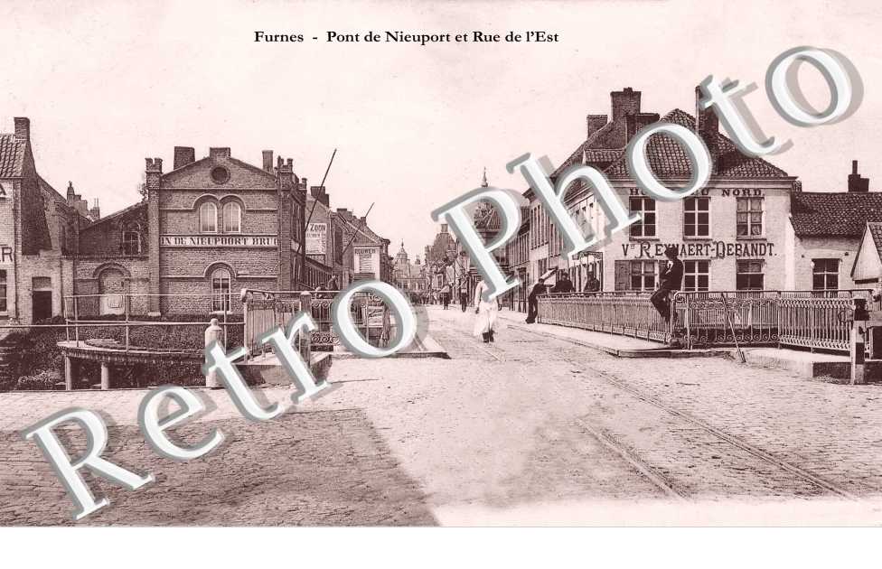 Pont de Nieuport et rue de l'Est