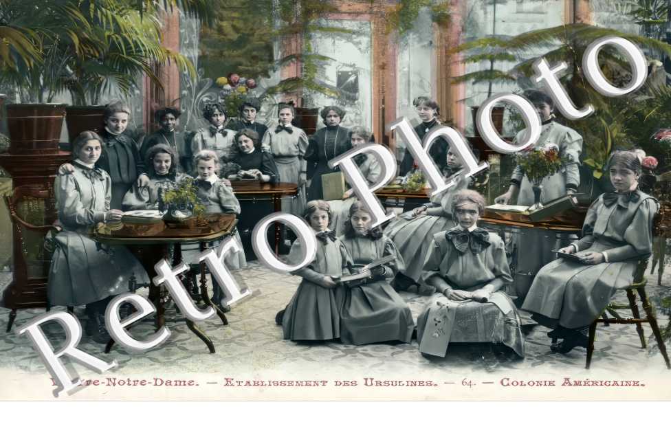 Wavre-Notre-Dame. Etablissement des Ursulines. Colonie Américaine