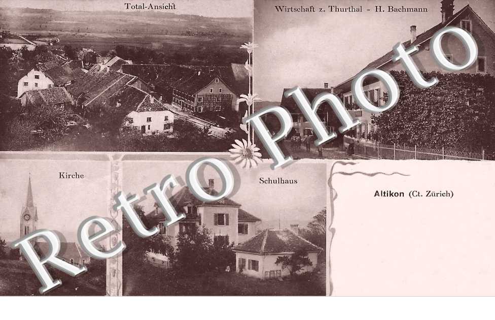 Wirtschaft z. Thurthal. H. Bachmann