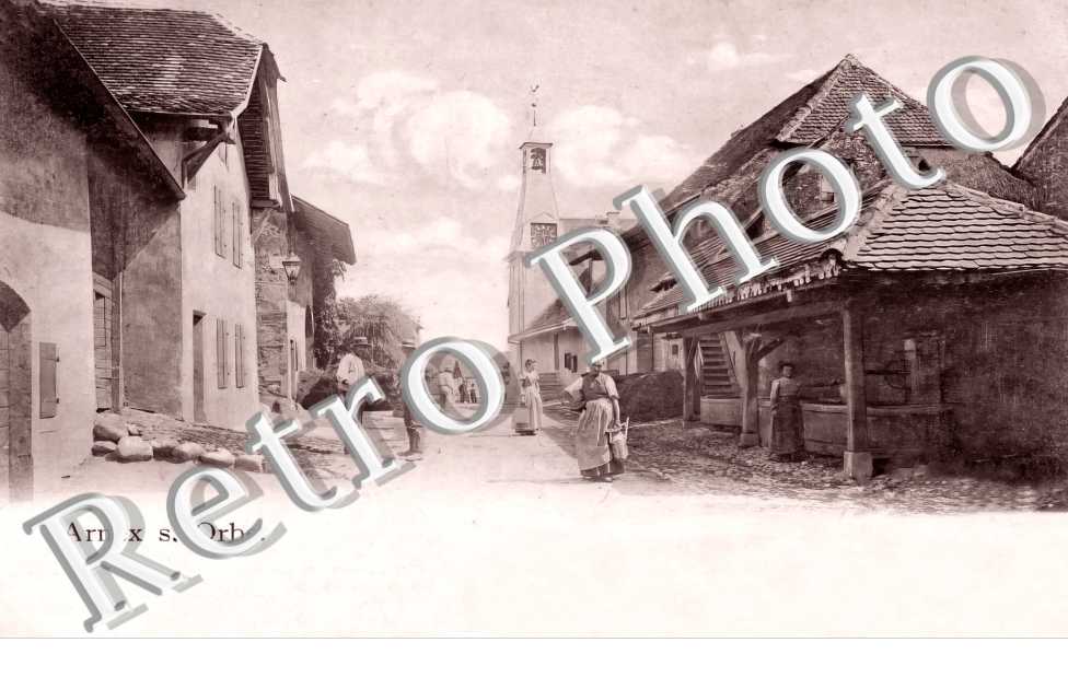 la fontaine et l'église