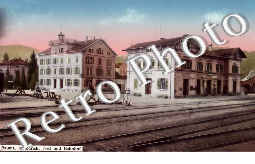 Post und Bahnhof