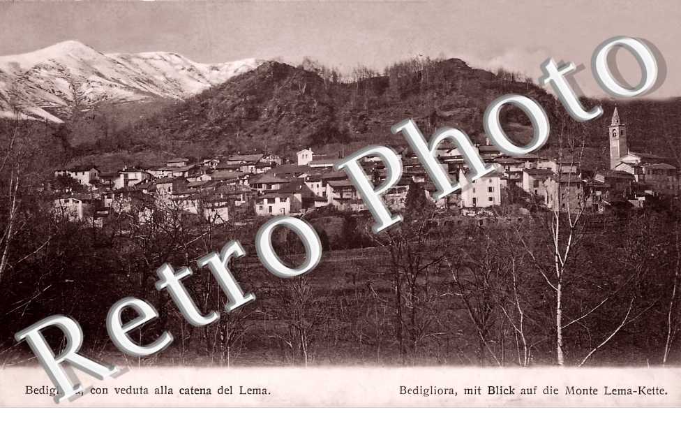 Veduta alla catena del Lema