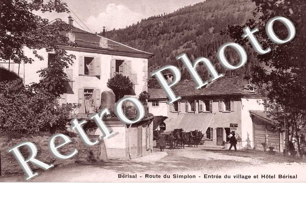 route du Simplon. Hôtel Bérisal