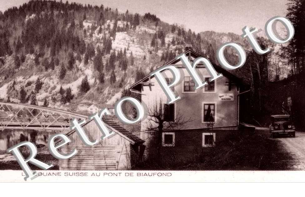 la douane Suisse au Pont de Biaufond