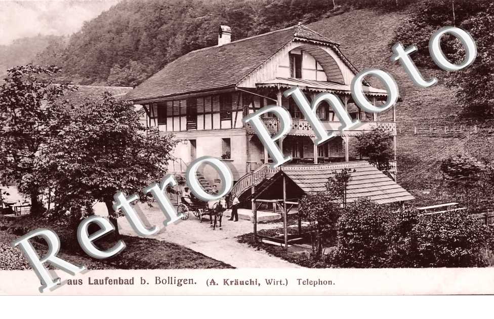 Gruss aus Laufenbad b. Bollingen (A. Kräuchi, Wirt)