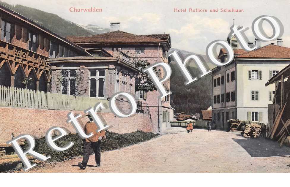 Hotel Rothorn und Schulhaus