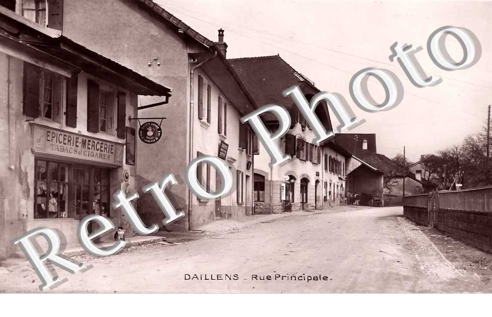 rue principale. Epicerie Mercerie