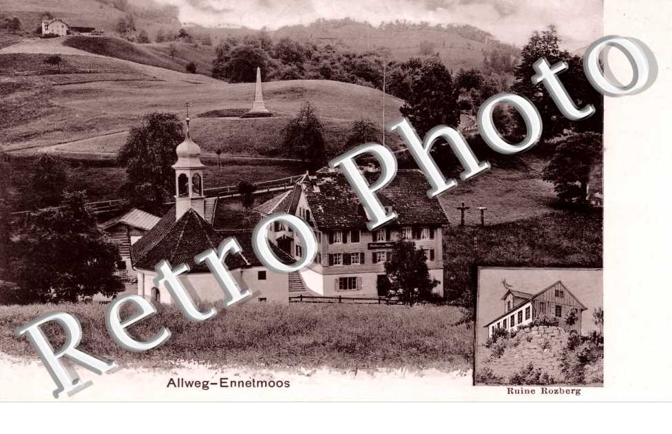 Allweg-Ennetmoos. Ruine Rozberg