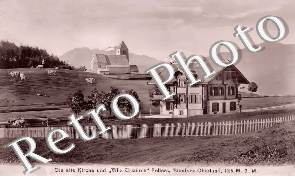 Die alte Kirche und Villa Ursulina
