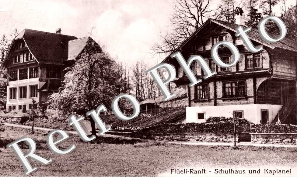 Flïeli-Ranft. Schulhaus und Kaplanei