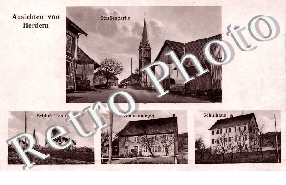 Schloss Herdern Konsumdepot Schulhaus