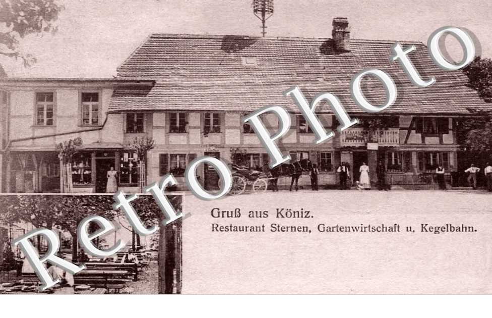 restaurant Sternen, Gartenwirtschaft u. Kegelbahn