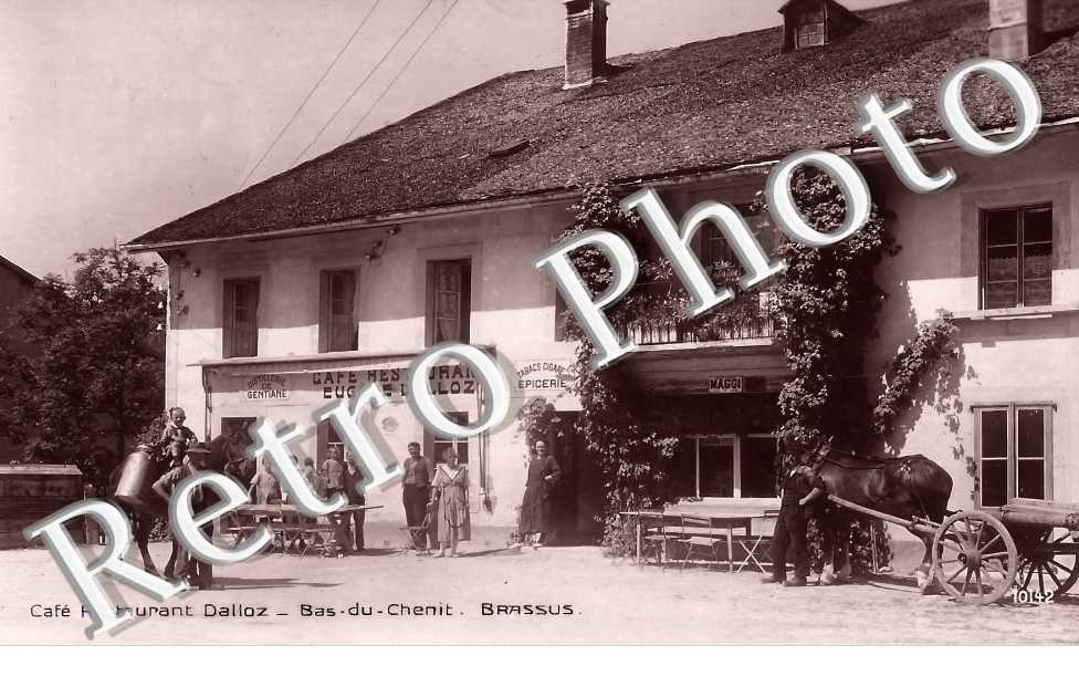 café-restaurant Dalloz. Bas du Chenit. Brassus