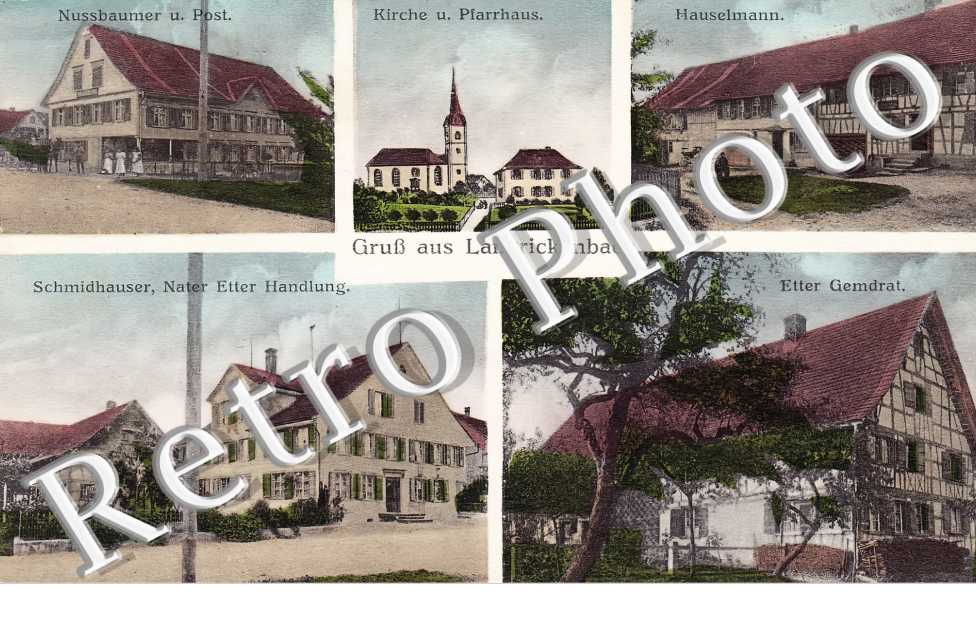 Nussbaumer u. Post. Hauselmann. Schmidhauser, Nater Etter Handlung. Etter Gemdrat