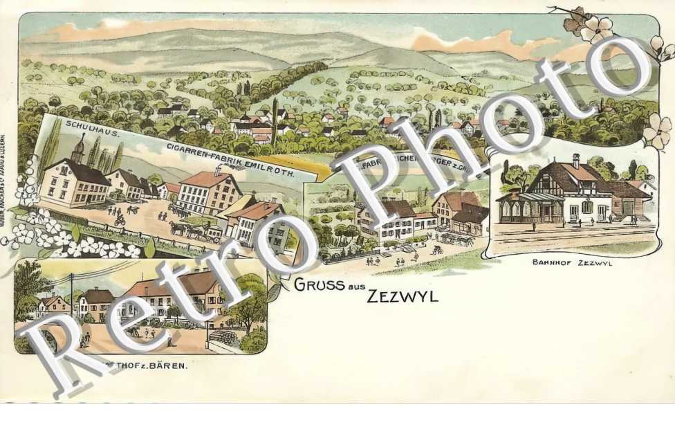 gasthof z. Bâren. Cigarren-Fabrik Emil Roth