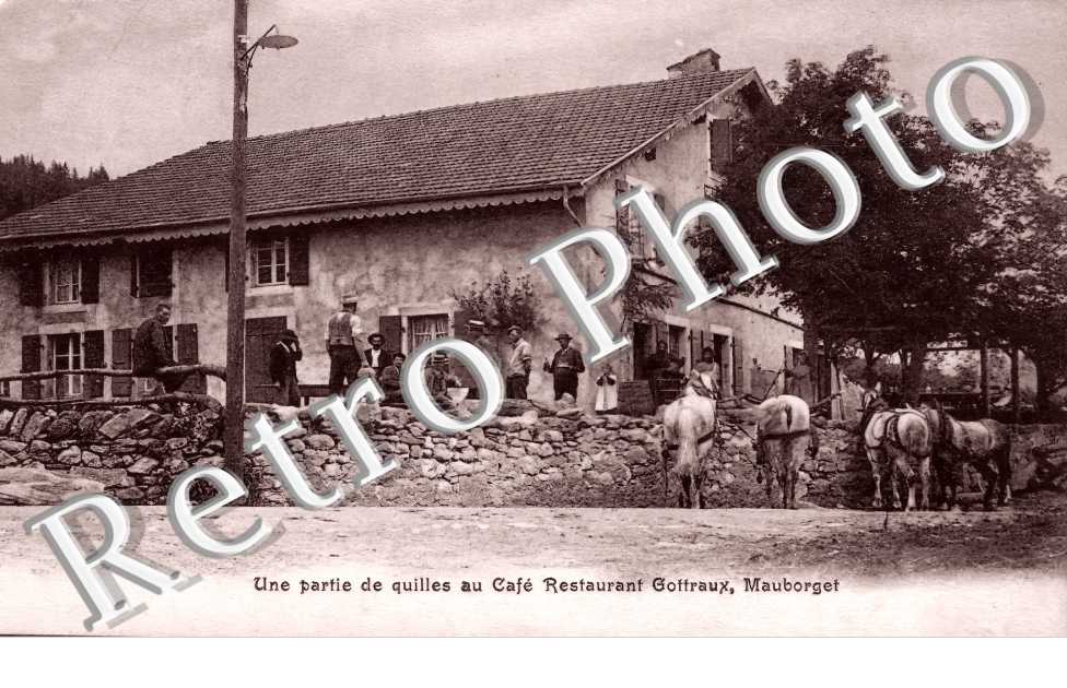 une partie de quilles au Café Restaurant Gottraux