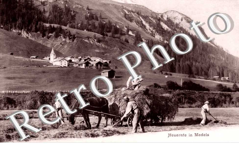 Heuernte in Medels
