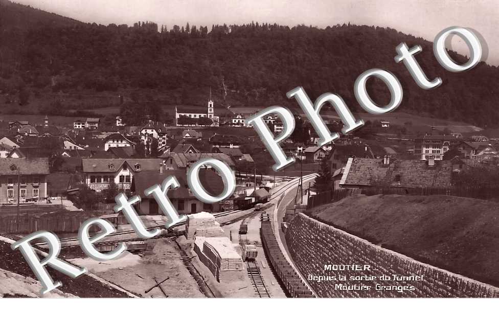 depuis la sortie du Tunnel Moutier-Granges