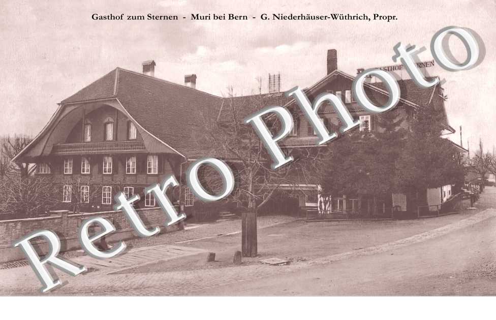 gasthof zum Sternen. G. Niederhäuser-Wüthrich, Propr.