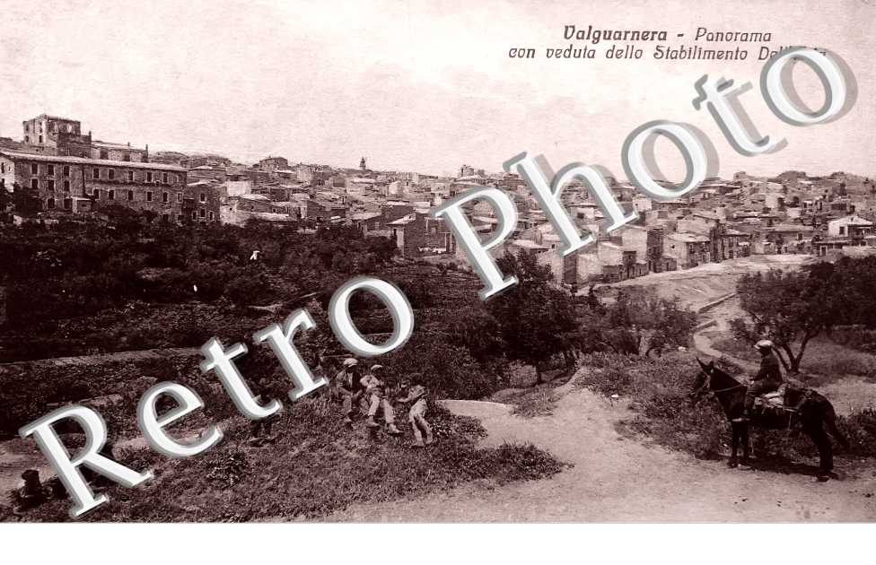 panorama con veduta dello Stabilimento Dell'Aria