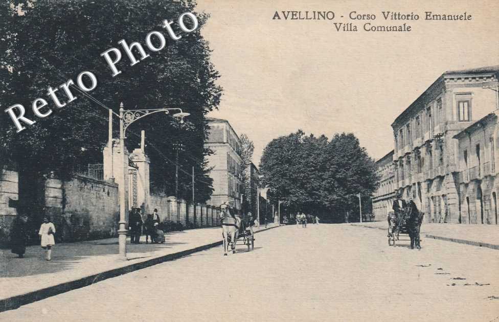 Corso Vittorio Emanuele. Villa Comunale