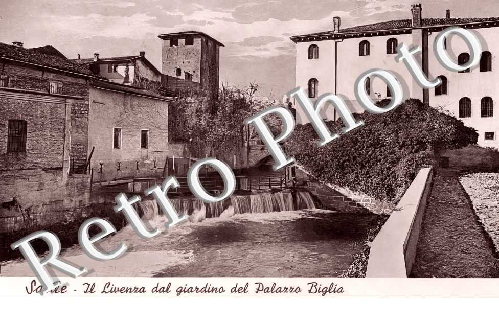 Il Livenza dal giardino del Palazzo Biglia