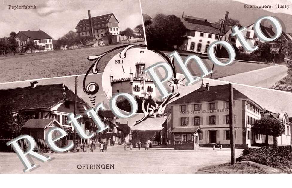 Papierfabrik. Bierbrauerei Hüssy