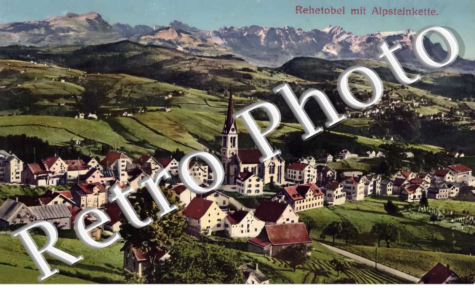 Rehetobel mit Alpsteinkette