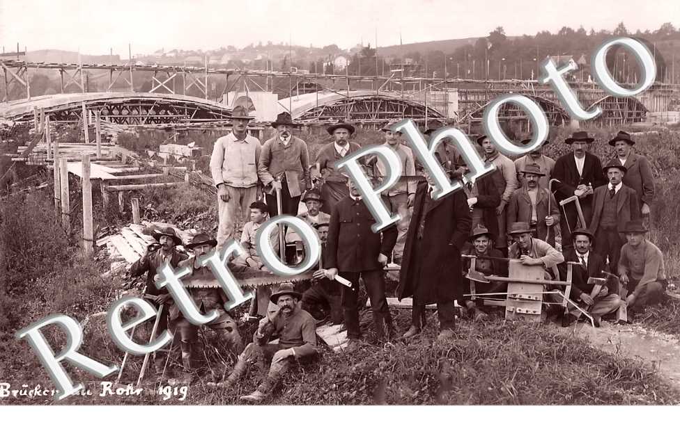 Brückenbau Rohr 1919
