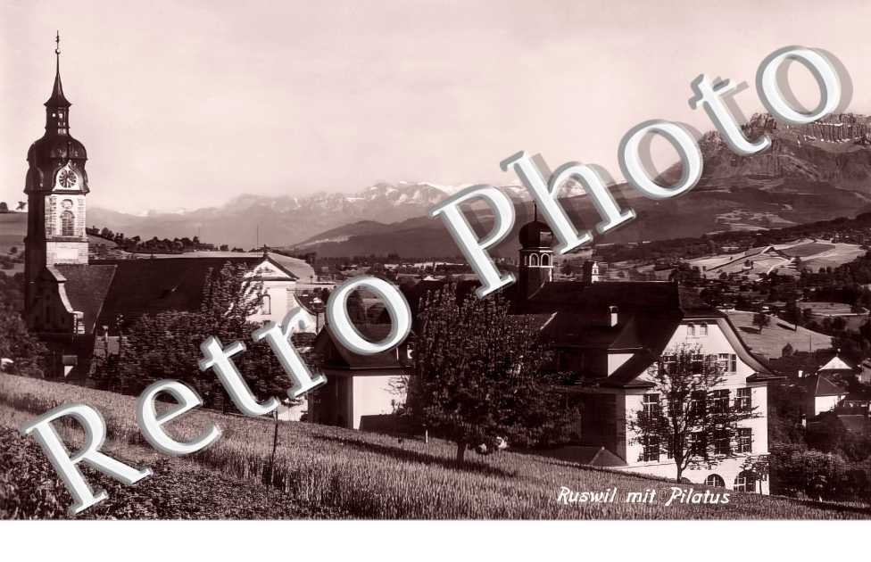 Ruswil mit Pilatus