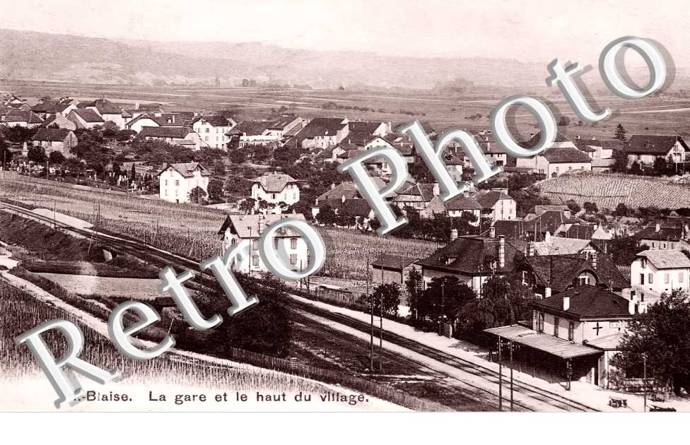 la gare et le haut du village