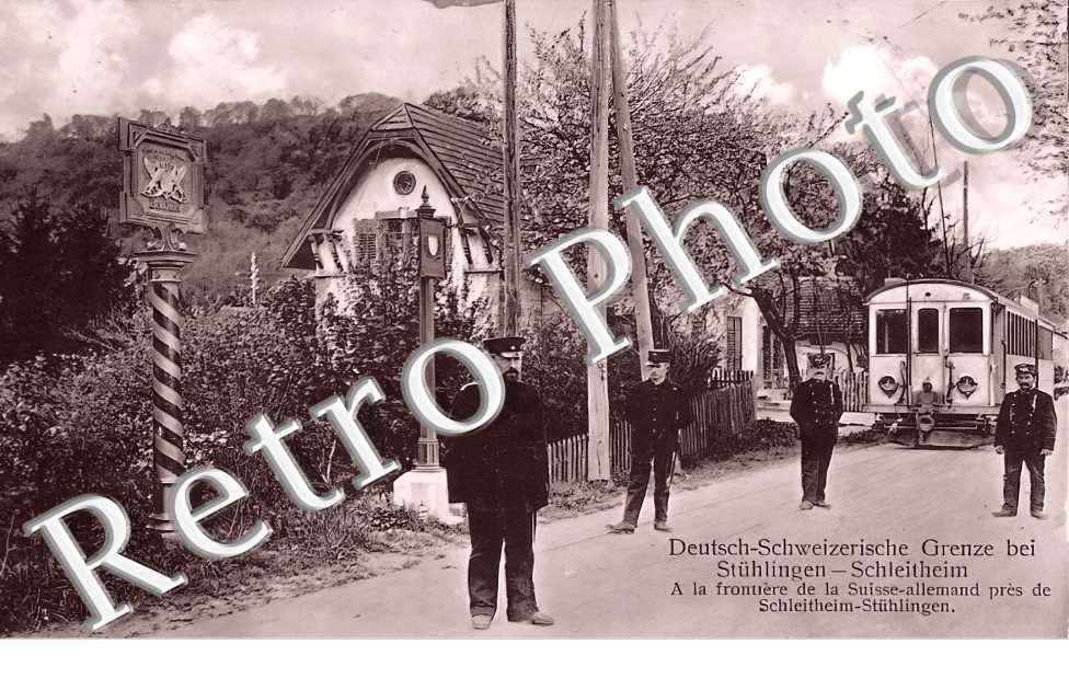 Deutsch-Schweizerische Grenze bei Stühlingen-Schleitheim