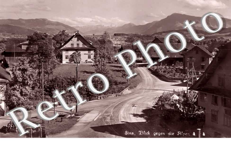 Blick gegen die Alpen