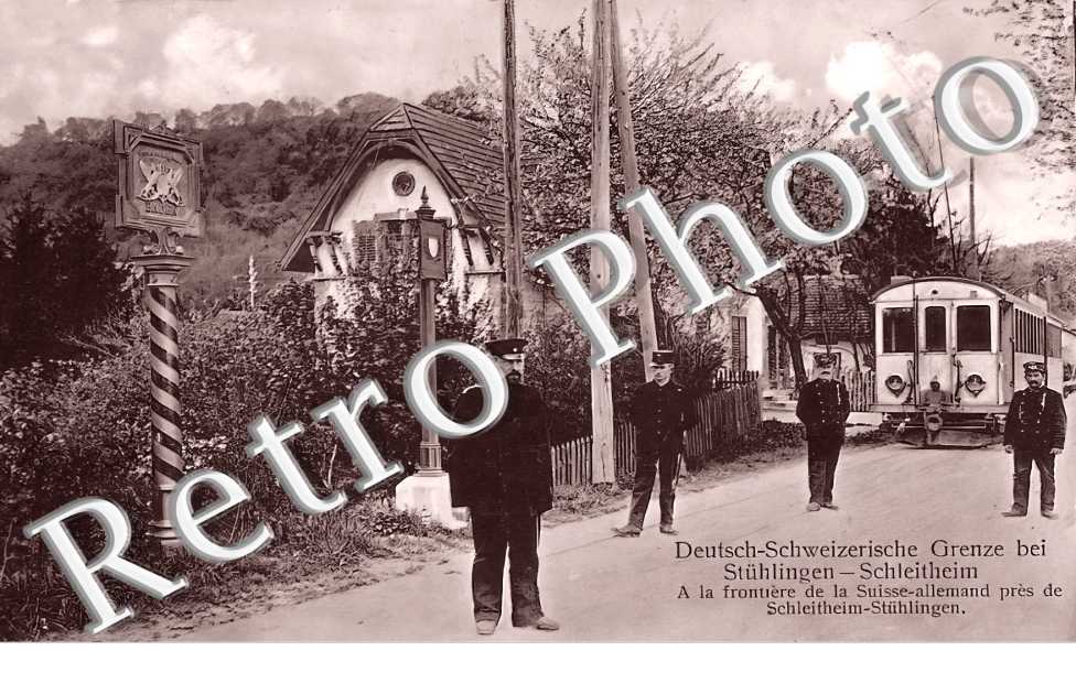 Deutsch-Schweizerische Grenze bei Stühlingen-Schleitheim