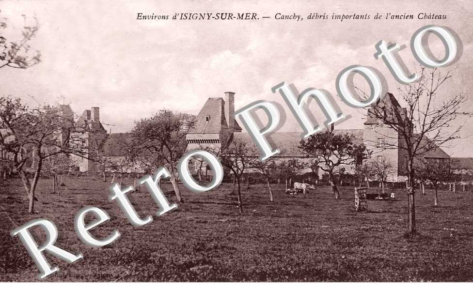 débris importants de l'ancien château