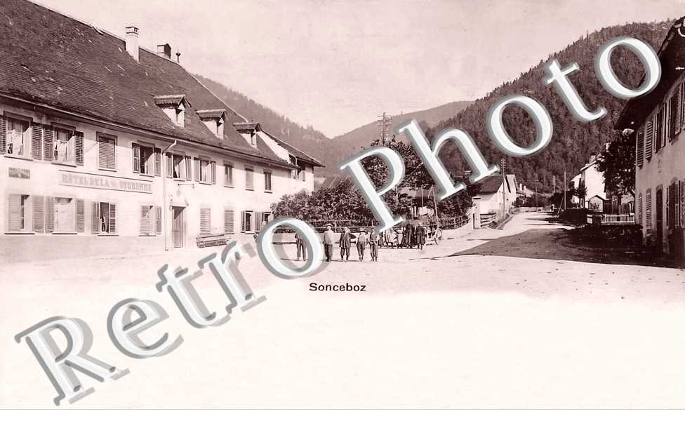 une vue du village