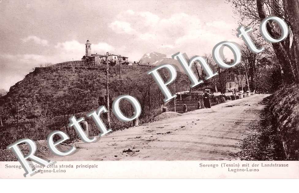 Colla strada principale Lugano-Luino