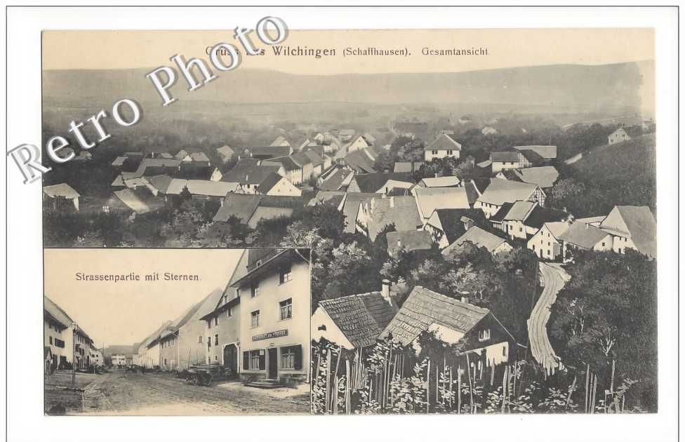 Strassenpartie mit Sternen