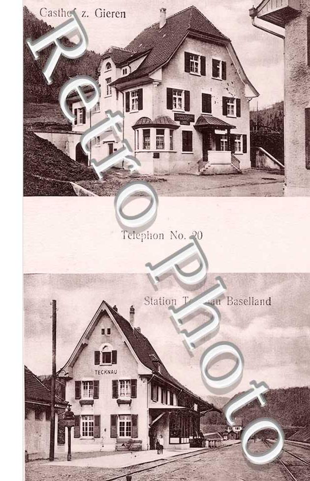 gasthof z. Gieren. Station Tecknau Baselland