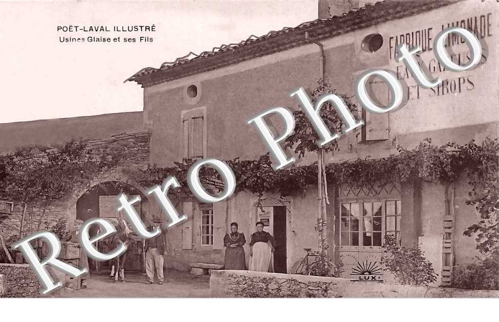 Usines Glaise et ses Fils Fabrique de Limonade Eaux Gazeuses et sirops