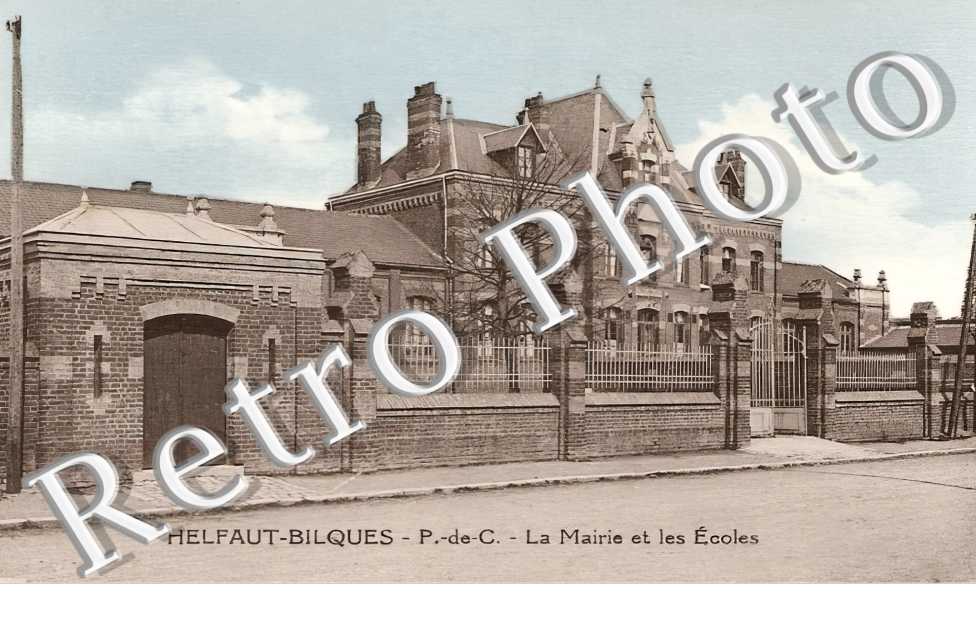 la mairie et les écoles